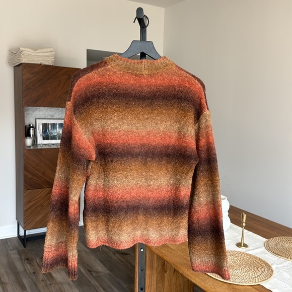 NA-KD oversized ombré knitted sweater XS - Picture 2 of 3